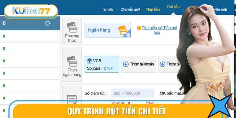 Chi tiết 4 bước để rút tiền thành công